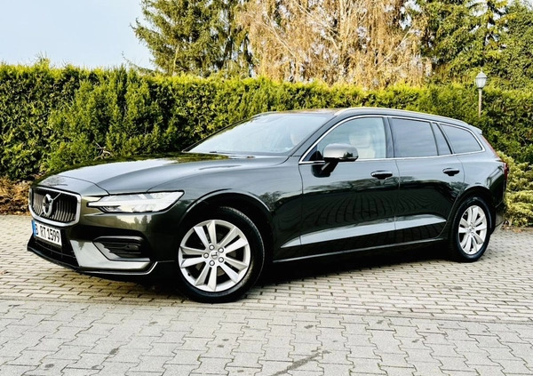 Volvo V60 cena 84400 przebieg: 117890, rok produkcji 2018 z Żukowo małe 781